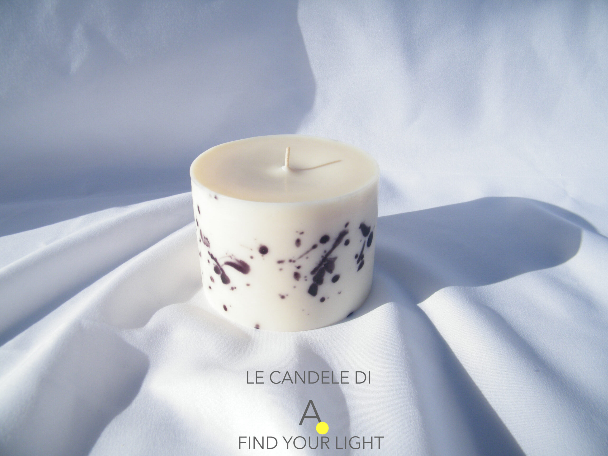 candela scultorea in cera d'oliva. Le candele di A. find your light